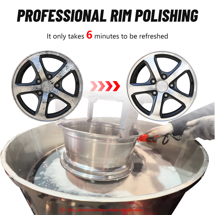 Rim Polishing Machine Wheel Cleaning Grinding Derust Repair Machine RPM-80